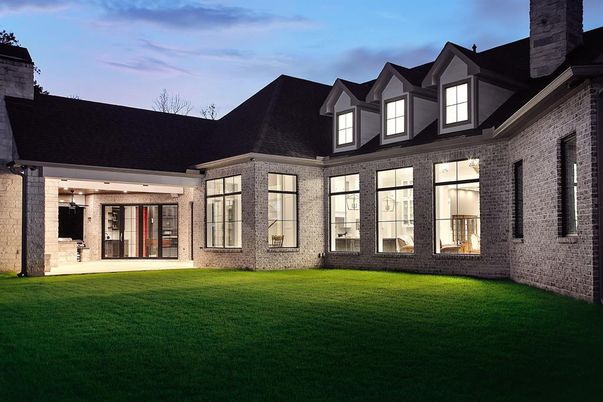 Backyard, Exterior, Facade, Brick Facade, Brick Traditional