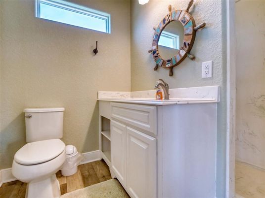 Bathroom, Interior, Wood Texture Flooring