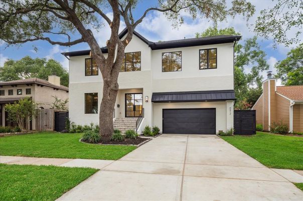 Attached, Exterior, Facade, Modern