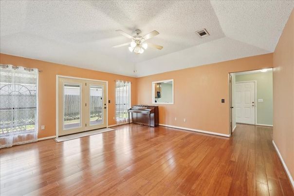 Empty room, Interior, Wood Texture Flooring