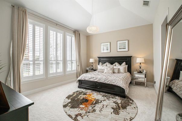 Bedroom, Interior, Pendant Lights