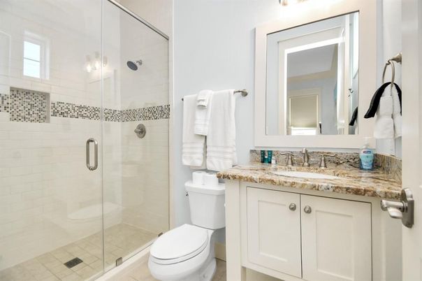 Bathroom, Glass Shower, Interior