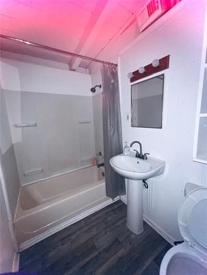 Bathroom, Interior, Wood Texture Flooring