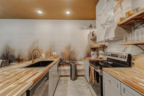 Interior, Kitchen, Recessed Lighting, Stainless Steel Appliances