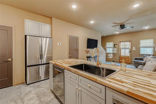Interior, Kitchen, Recessed Lighting, Stainless Steel Appliances