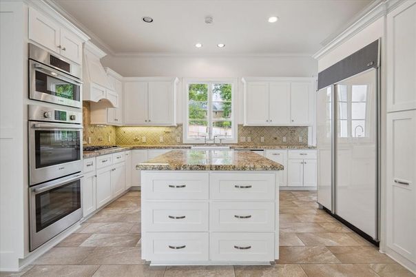 Interior, Kitchen, Recessed Lighting, Stainless Steel Appliances