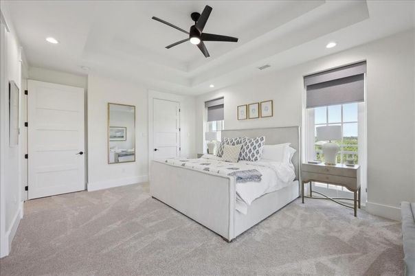 Bedroom, Interior, Recessed Lighting