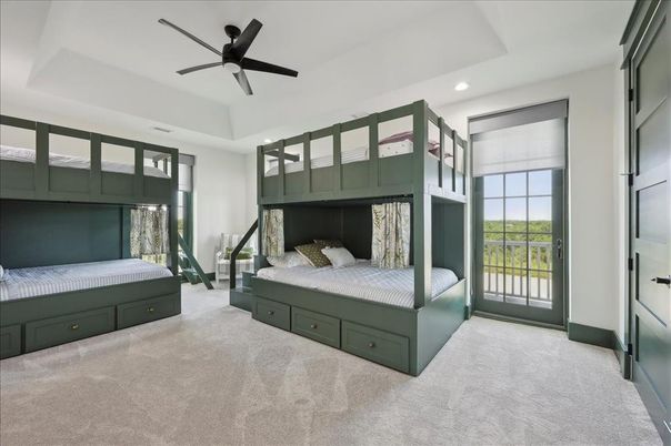 Bedroom, Interior, Recessed Lighting
