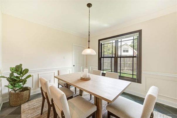 Dining room, Interior, Pendant Lights
