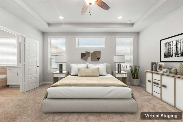 Bedroom, Interior, Recessed Lighting