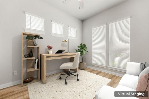 Home Office, Interior, Wood Texture Flooring