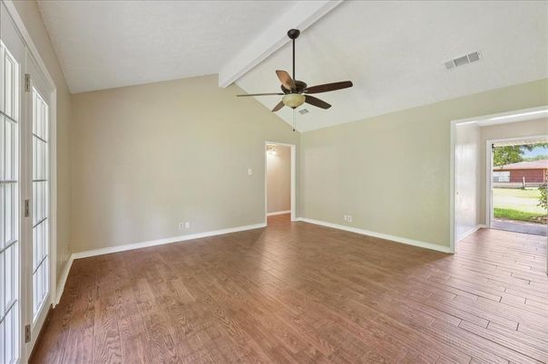 Empty room, Interior, Wood Texture Flooring