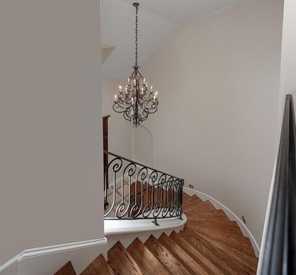 Chandelier, Interior, Wood Texture Flooring
