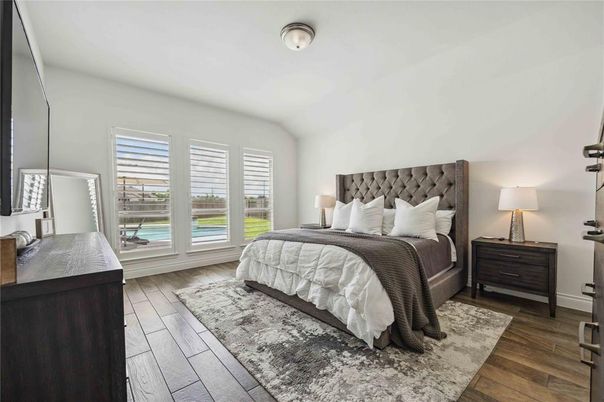 Bedroom, Interior, Wood Texture Flooring