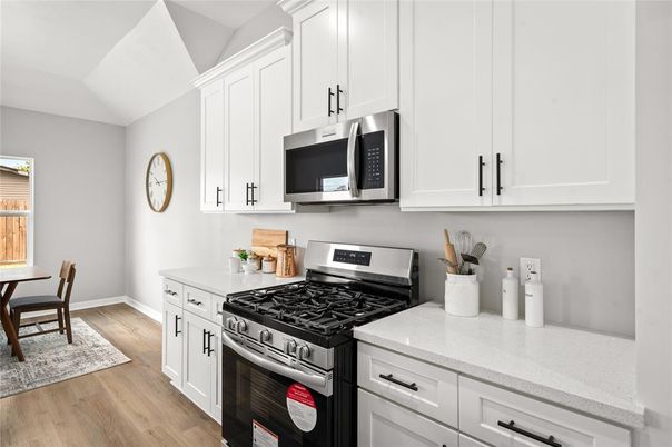 Interior, Kitchen, Wood Texture Flooring