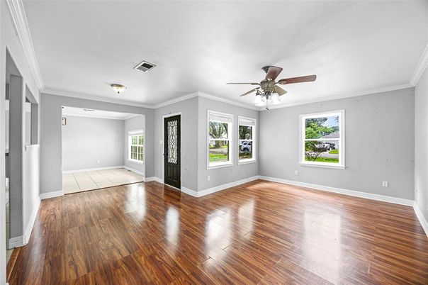 Empty room, Interior, Wood Texture Flooring