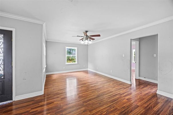 Empty room, Interior, Wood Texture Flooring