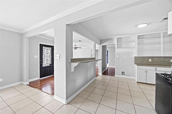 Interior, Kitchen, Wood Texture Flooring