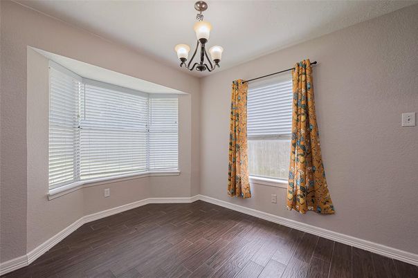 Chandelier, Empty room, Interior, Wood Texture Flooring