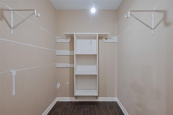 Interior, Walk-in Closets, Wood Texture Flooring