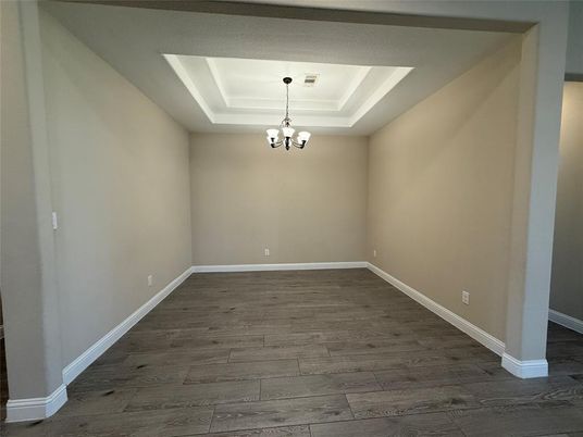 Chandelier, Empty room, Interior, Wood Texture Flooring