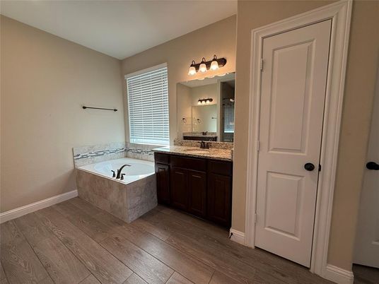 Bathroom, Interior, Wood Texture Flooring