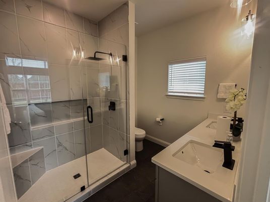 Bathroom, Glass Shower, Interior