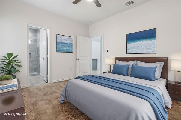 Bathroom, Bedroom, Glass Shower, Interior