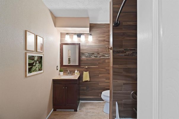 Bathroom, Interior, Wooden Walls