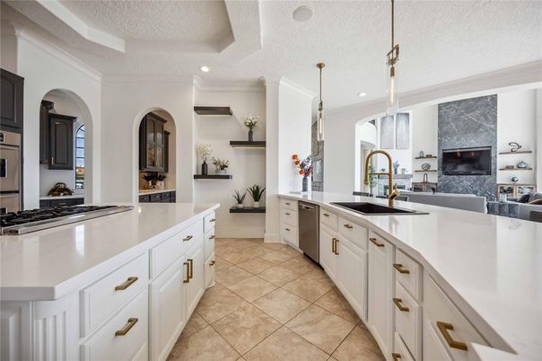 Interior, Kitchen, Pendant Lights, Recessed Lighting