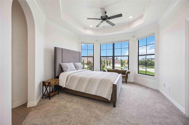 Bedroom, Interior, Recessed Lighting