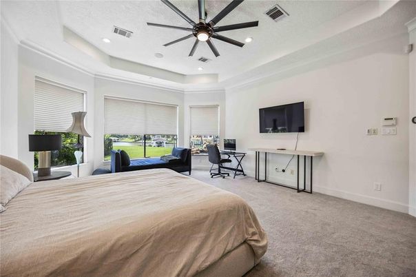 Bedroom, Interior, Recessed Lighting