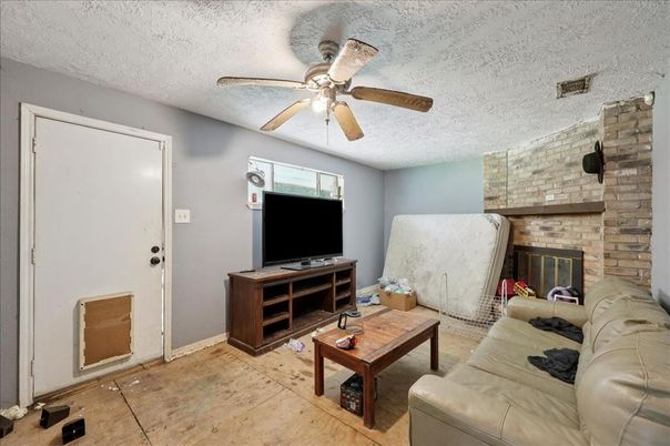 Fireplace, Interior, Living room, Stone Walls