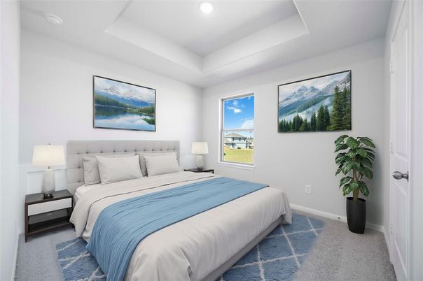 Bedroom, Interior, Recessed Lighting, Water