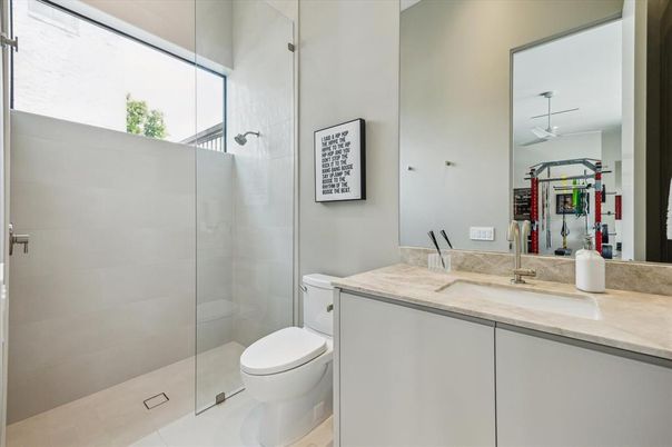Bathroom, Glass Shower, Interior
