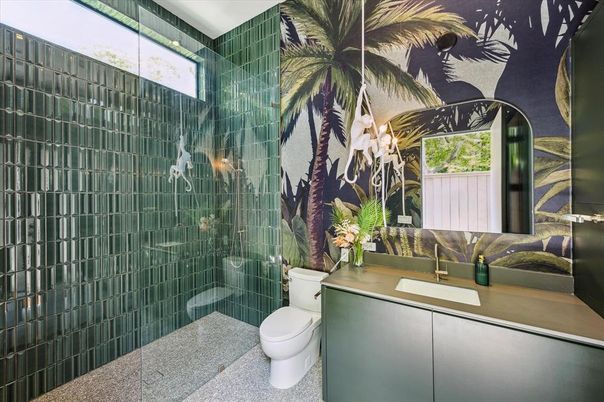 Bathroom, Glass Shower, Interior