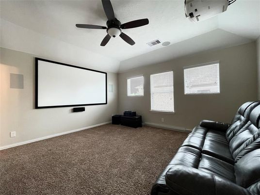 Interior, Projection Screen, Theatre Room