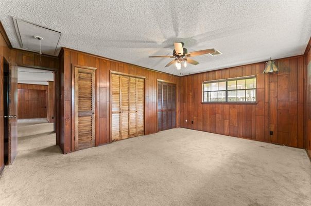 Empty room, Interior, Wooden Walls