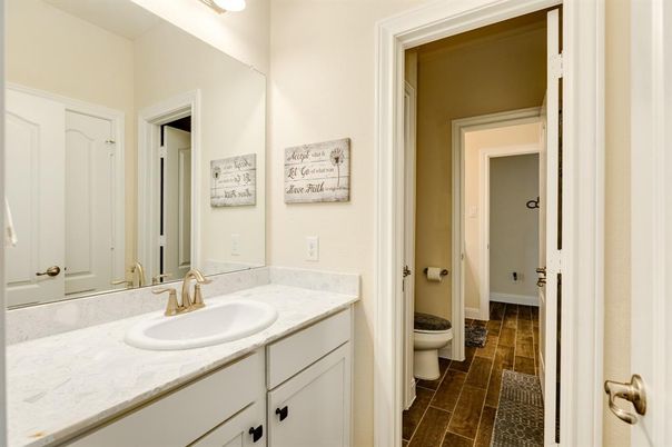 Bathroom, Interior, Wood Texture Flooring