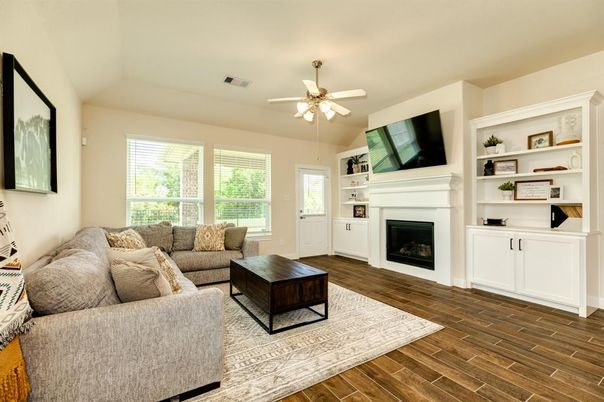 Fireplace, Interior, Living room, Wood Texture Flooring