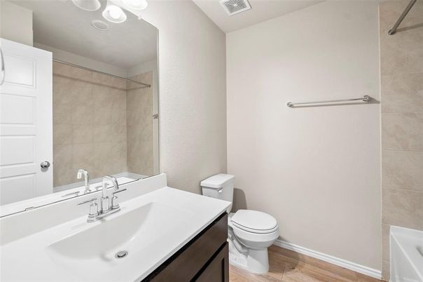 Bathroom, Interior, Wood Texture Flooring