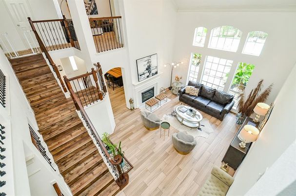 Fireplace, Interior, Living room, Wood Texture Flooring