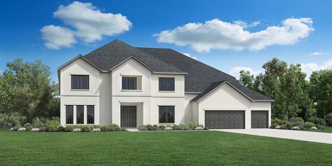 Attached, Exterior, Facade, French Provincial