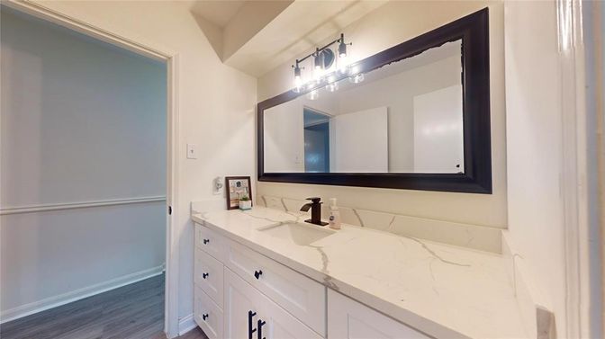 Bathroom, Interior, Wood Texture Flooring