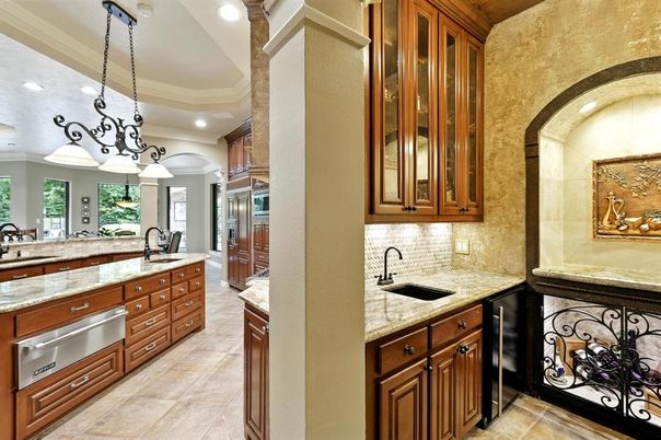 Chandelier, Interior, Kitchen, Pendant Lights, Recessed Lighting