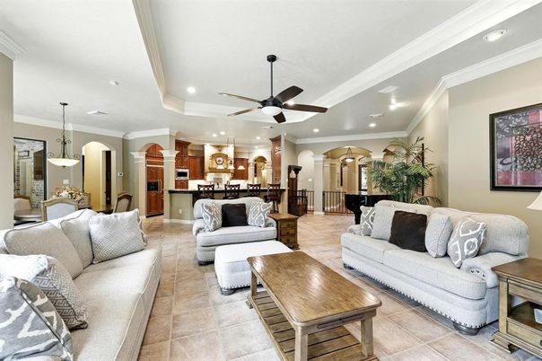 Dining room, Interior, Kitchen, Living room, Pendant Lights, Recessed Lighting