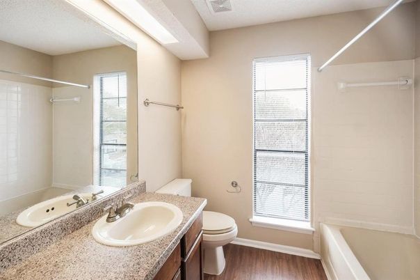 Bathroom, Interior, Wood Texture Flooring