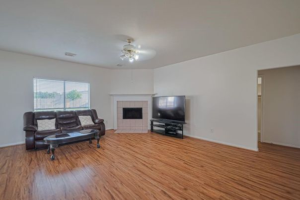Fireplace, Interior, Wood Texture Flooring
