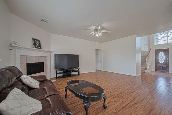 Fireplace, Interior, Living room, Wood Texture Flooring