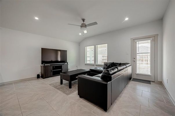 Interior, Living room, Recessed Lighting